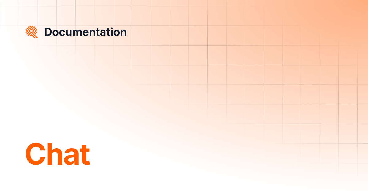 Chat | Documentation